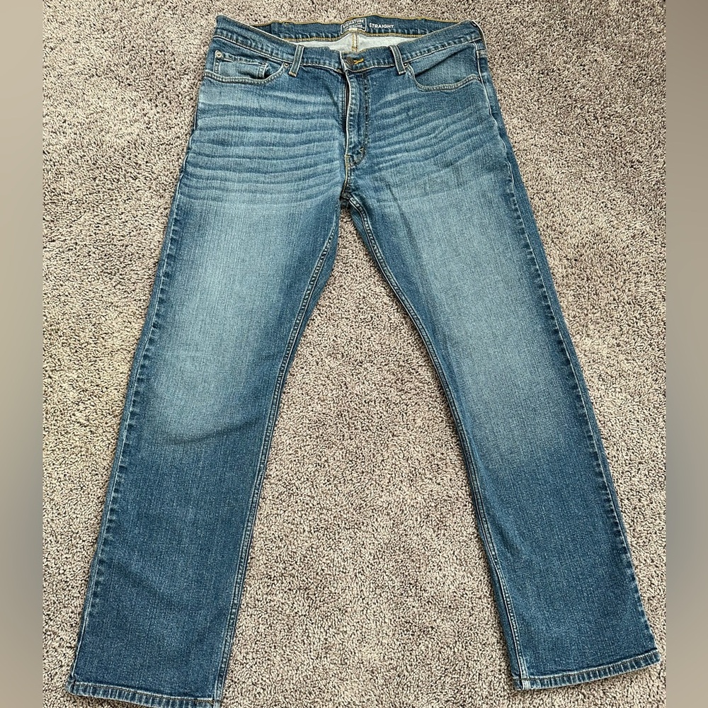 Means jeans worn once